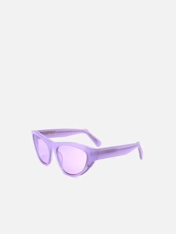 GCDS Sunglasses in Purple: front