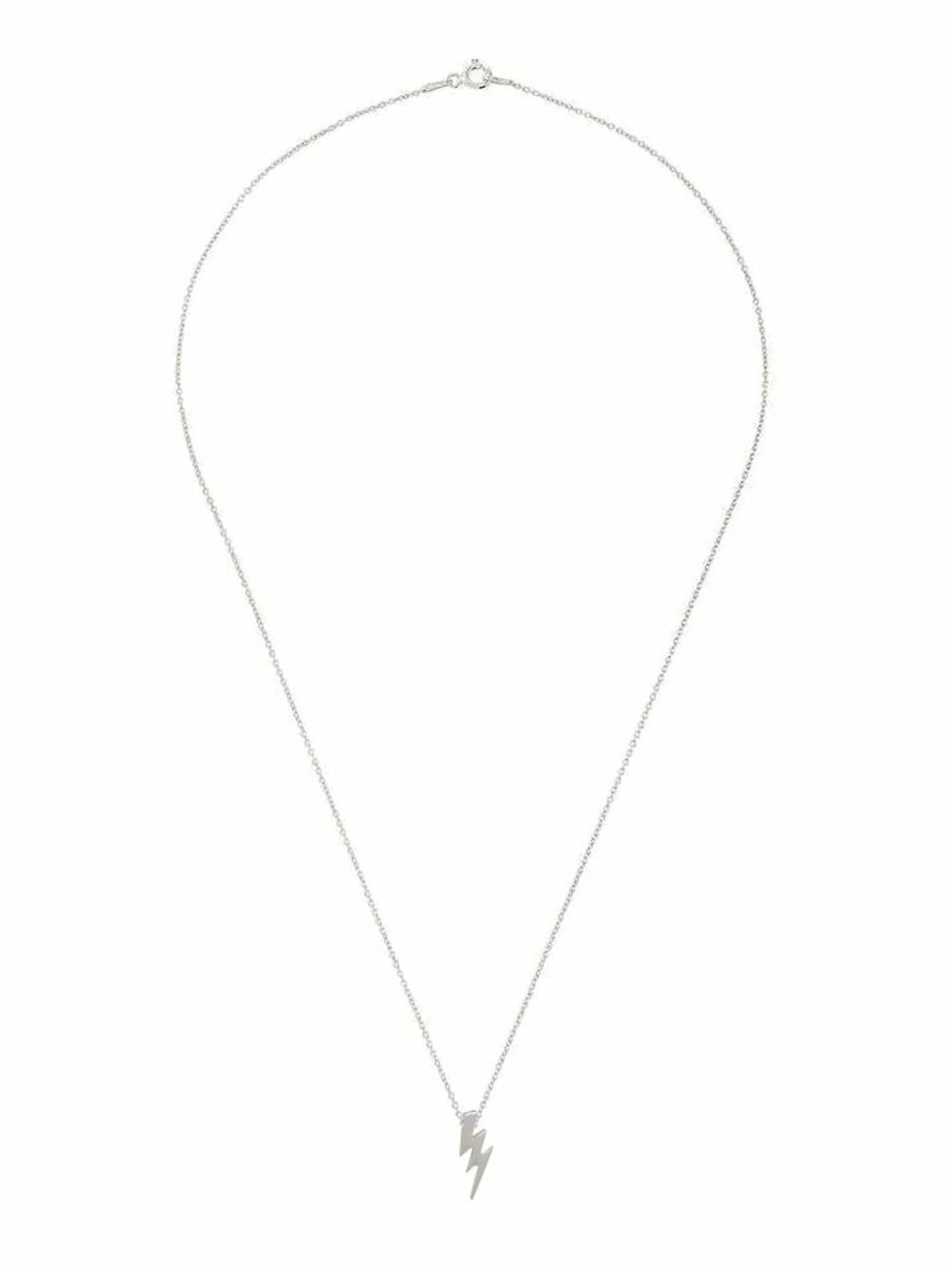 Gemshine Necklace 'BLITZ' in Silver: front