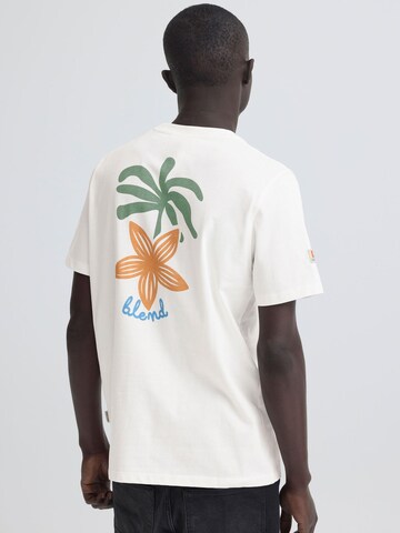BLEND Rundhalsshirt ' BHSun ' in Weiß