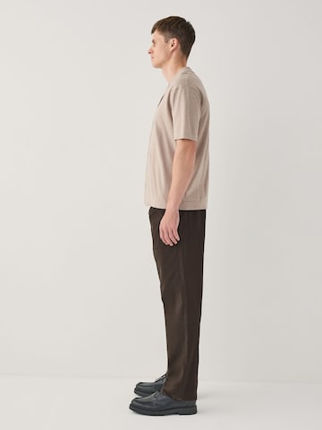 Next Tapered Lærredsbukser i brun