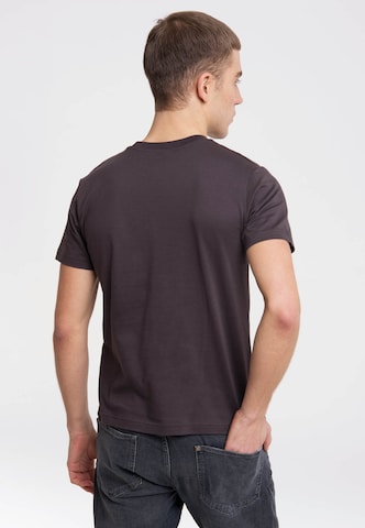 LOGOSHIRT Shirt 'Columbo - Just One More Thing' in Grey