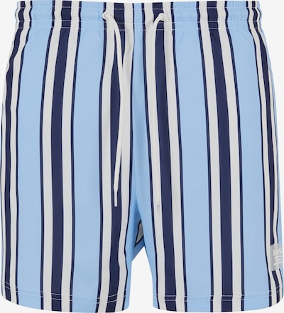 Karl Kani Kupaće hlače u mornarsko plava / svijetloplava / bijela, Pregled proizvoda
