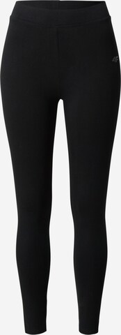 4F Workout Pants in Black: front