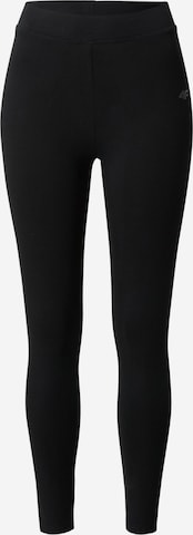 4F Skinny Workout Pants in Black: front