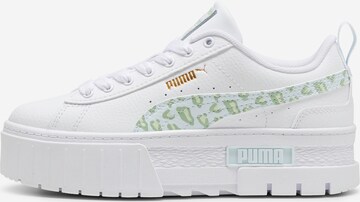 PUMA - Sapatilhas 'Mayze Wild' em branco: frente