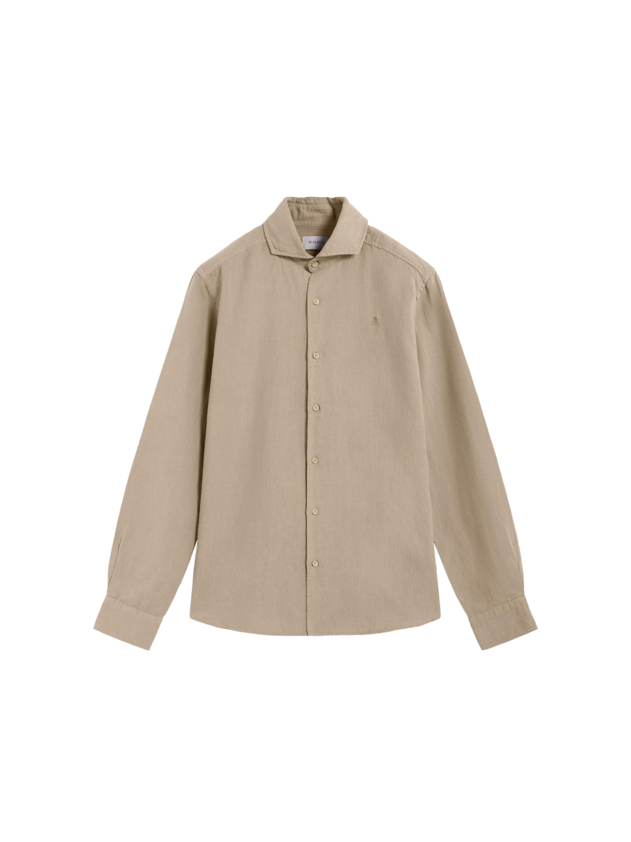 Scalpers Button Up Shirt ' ' in Taupe, Item view