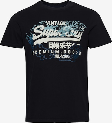 Superdry T-Shirt in Blau: predná strana