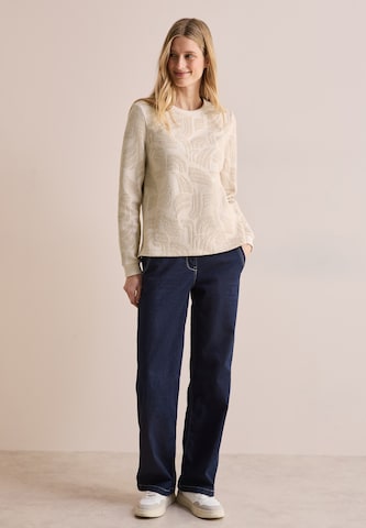 CECIL Jacquard Shirt in Beige