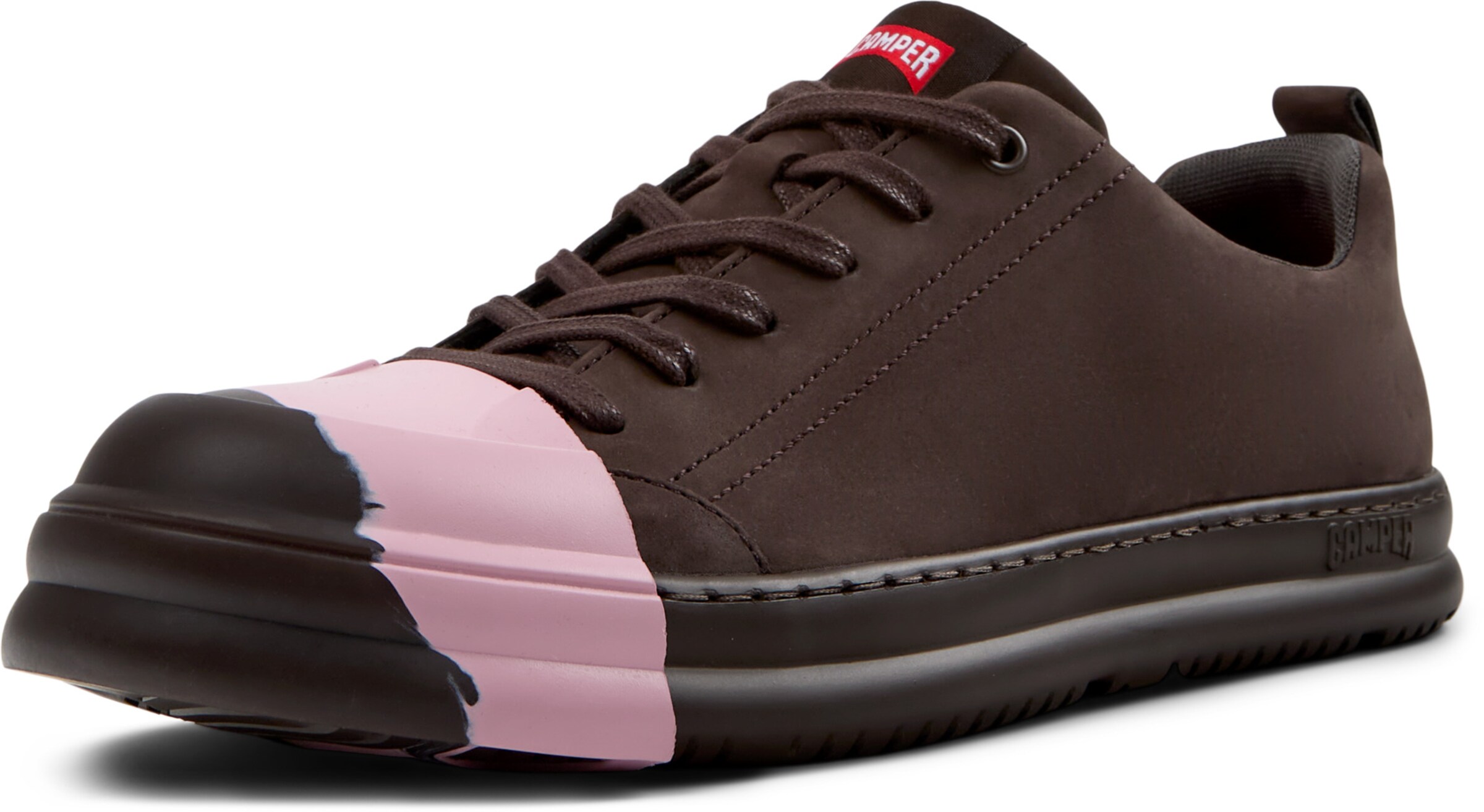 CAMPER Veterschoen 'Junction Runner' in Bruin: voorkant