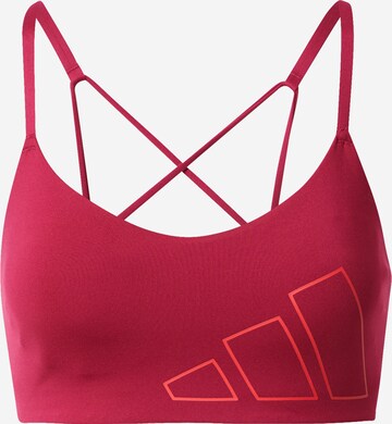 Reggiseno sportivo di ADIDAS PERFORMANCE in rosso: frontale