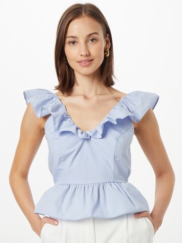 River Island Blouse in Blauw: voorkant