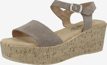 s.Oliver Sandale in Braun: Vorderseite