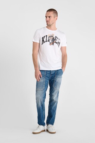 Le Temps Des Cerises T-Shirt 'Danis' in Weiß: Vorderseite