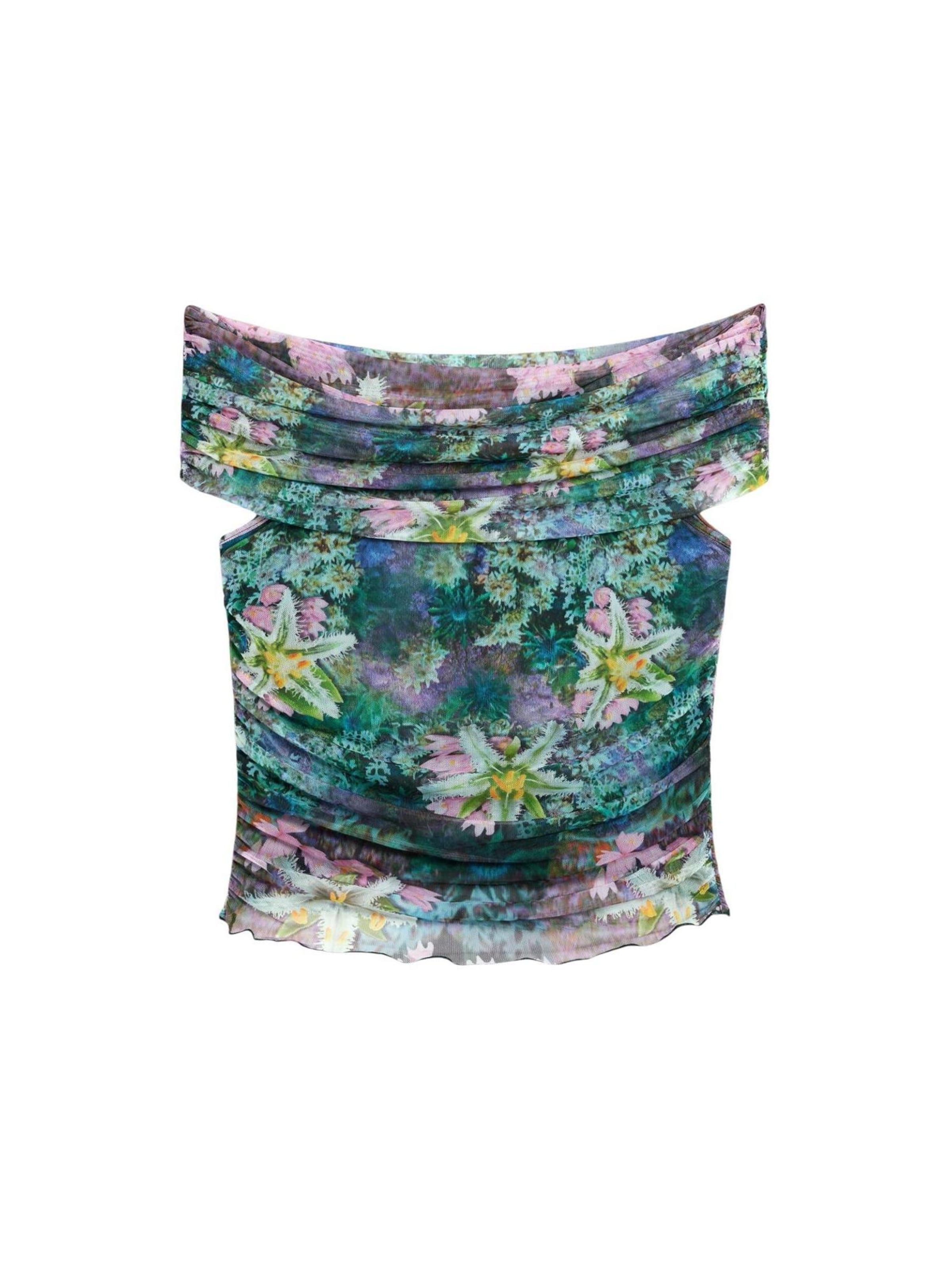 Top 'TS_MUNICH 26SWTK22' di Desigual in verde