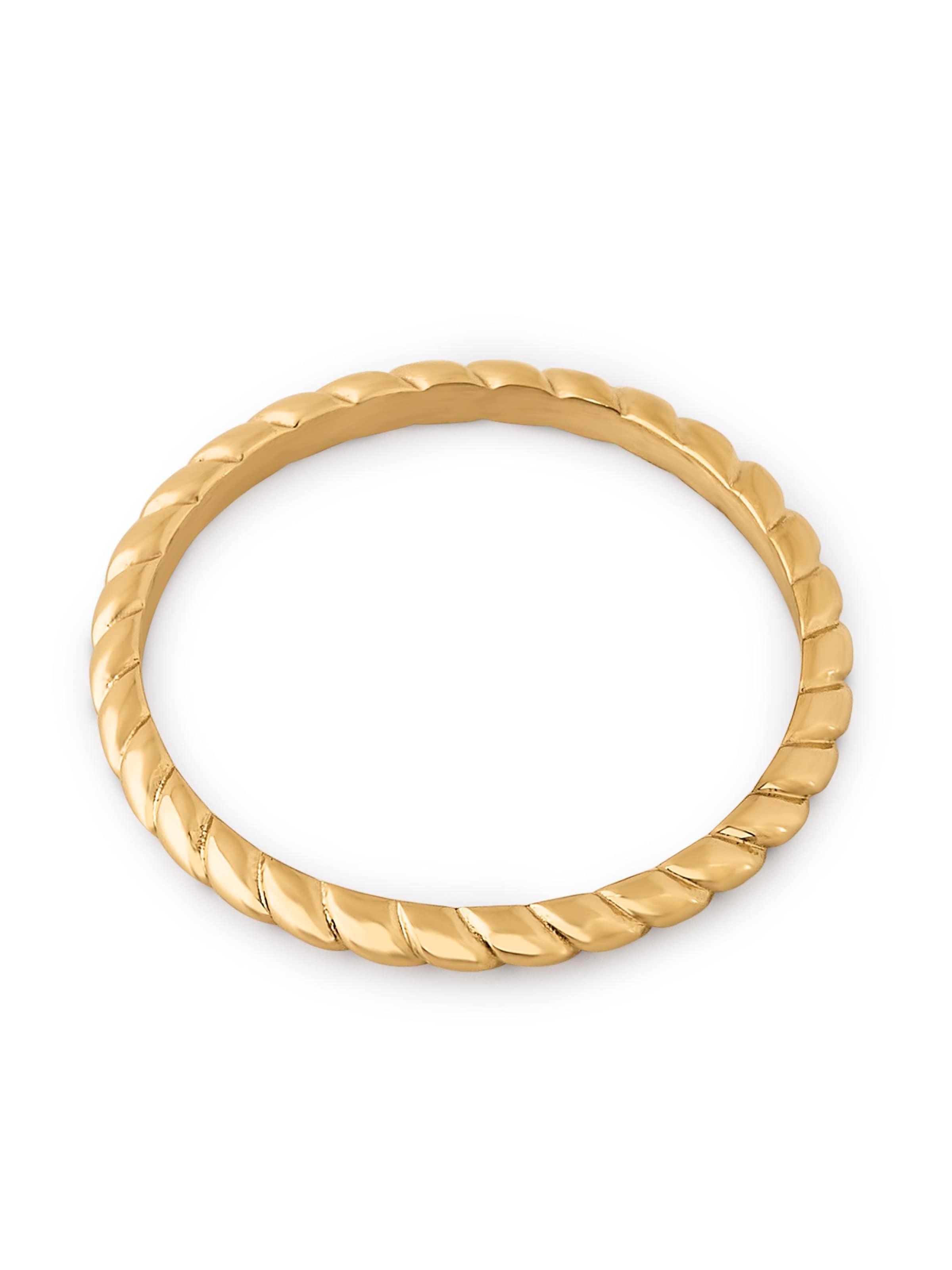 Akitsune Ring 'Euphoria'‌‌‌‌‌‌‌‌‌ in Gold: Vorderseite