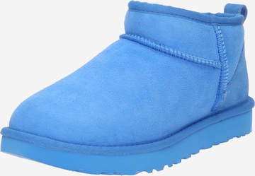zils UGG Klasiski zābaki 'CLASSIC ULTRA MINI': no priekšpuses