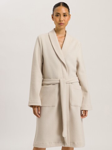 Hanro Dressing Gown ' Robe Selection ' in Beige: front