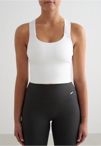 Bustier Soutien-gorge de sport Aim'n en blanc