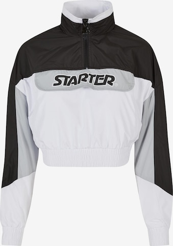 Starter Black Label Between-Season Jacket in Black: front