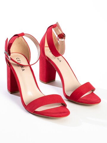Sandalo 'Claudia' di Celena in rosso