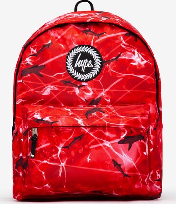 hype Backpack in Red: front