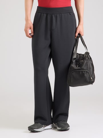NIKE Wide leg Sports trousers '24.7 ImpossiblySoft' in Black: front