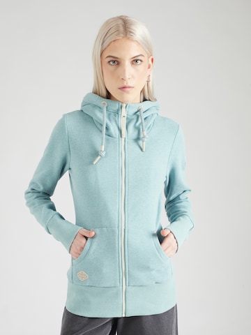 Ragwear Zip-Up Hoodie 'NESKA' in Blue: front