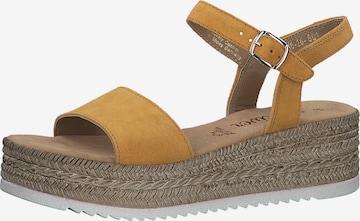 s.Oliver Sandals in Yellow: front