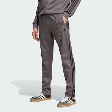 ADIDAS ORIGINALS Normalny krój Spodnie 'Adicolor Classics Beckenbauer' w kolorze szary: przód