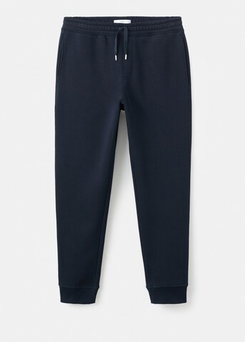 MANGO MAN Tapered Pants 'Cohen' in Blue