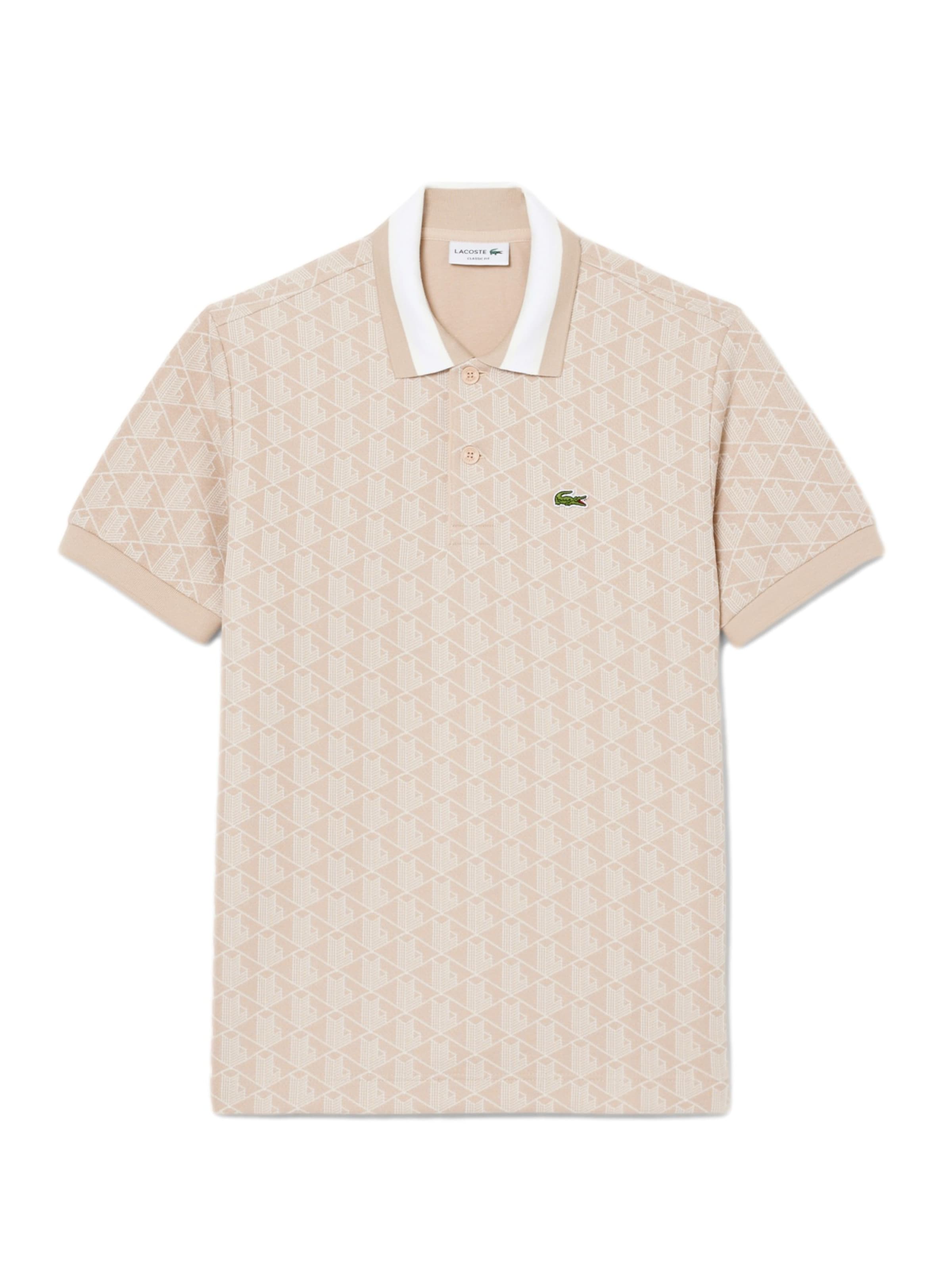 LACOSTE Shirt in Beige: front