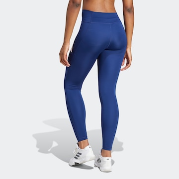 ADIDAS PERFORMANCE Skinny Workout Pants 'Essentials' in Blue