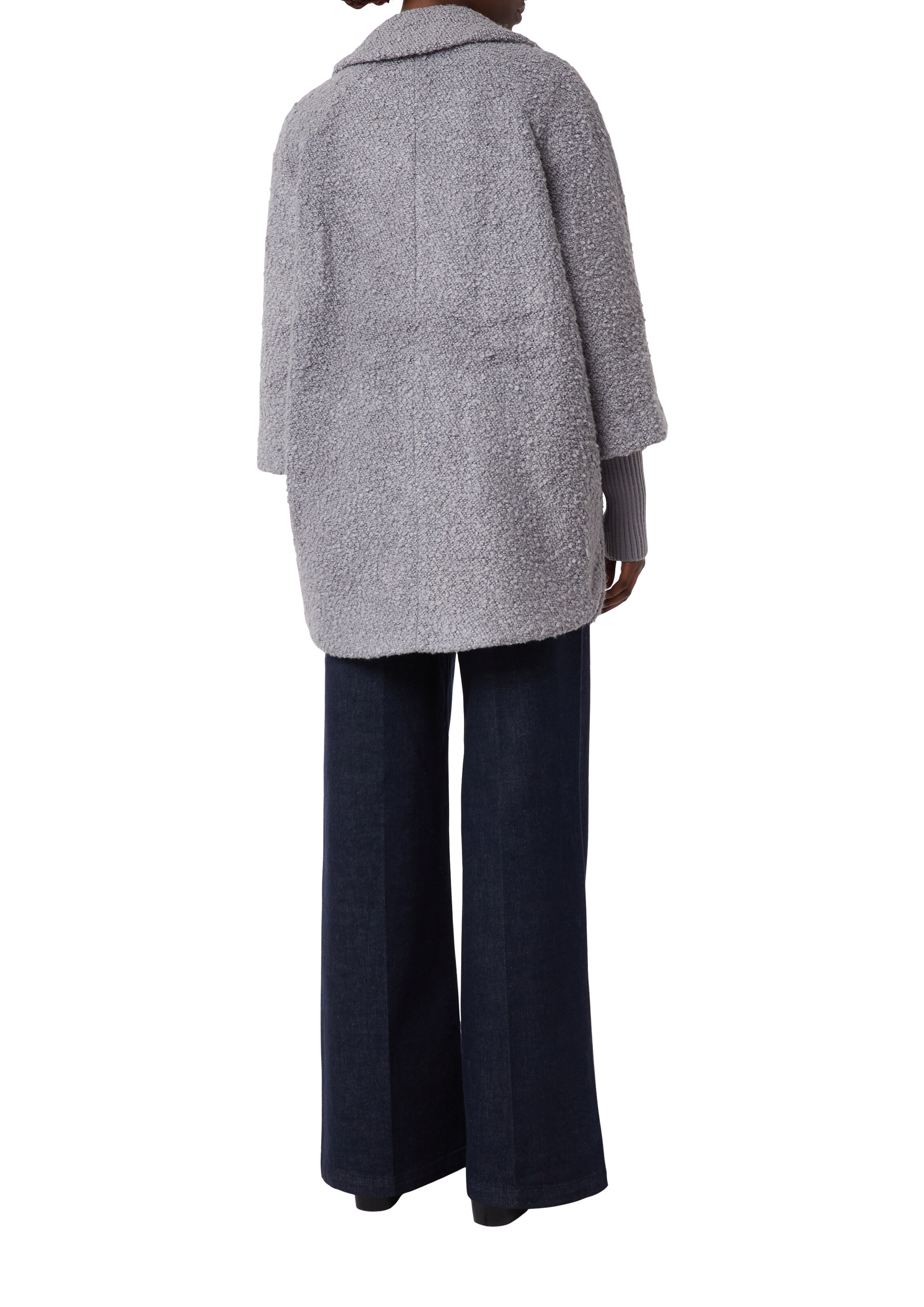 COMMA Between-Seasons Coat in Grey: back