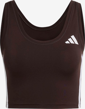 ADIDAS PERFORMANCE Sporttop in Braun: Vorderseite