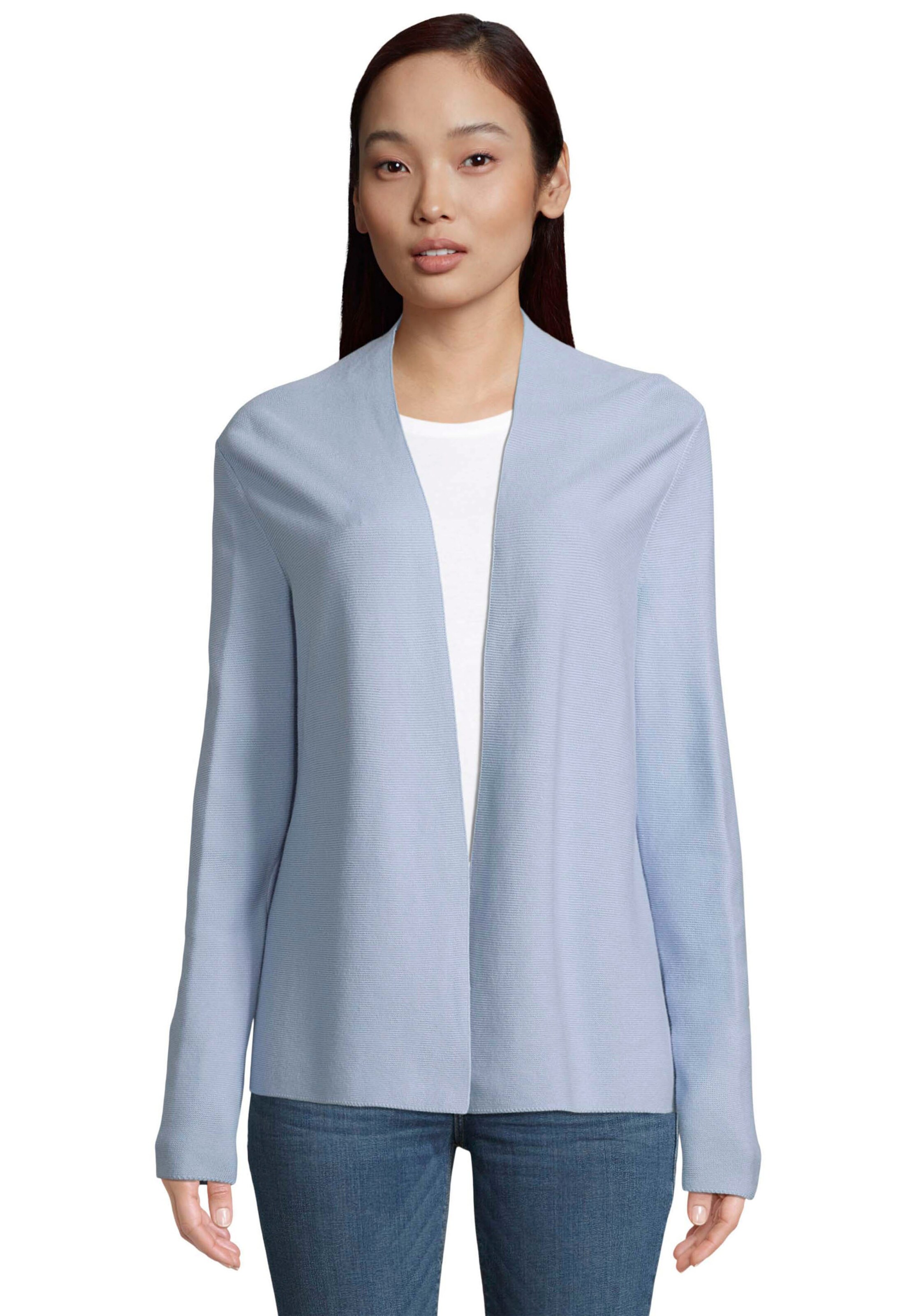 TOM TAILOR Knit Cardigan in Blue: front