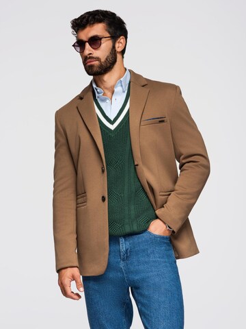 Ombre Slim fit Blazer in Brown