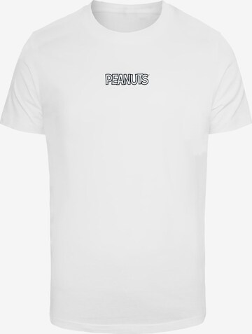 Merchcode Shirt 'Peanuts' in Weiß: predná strana