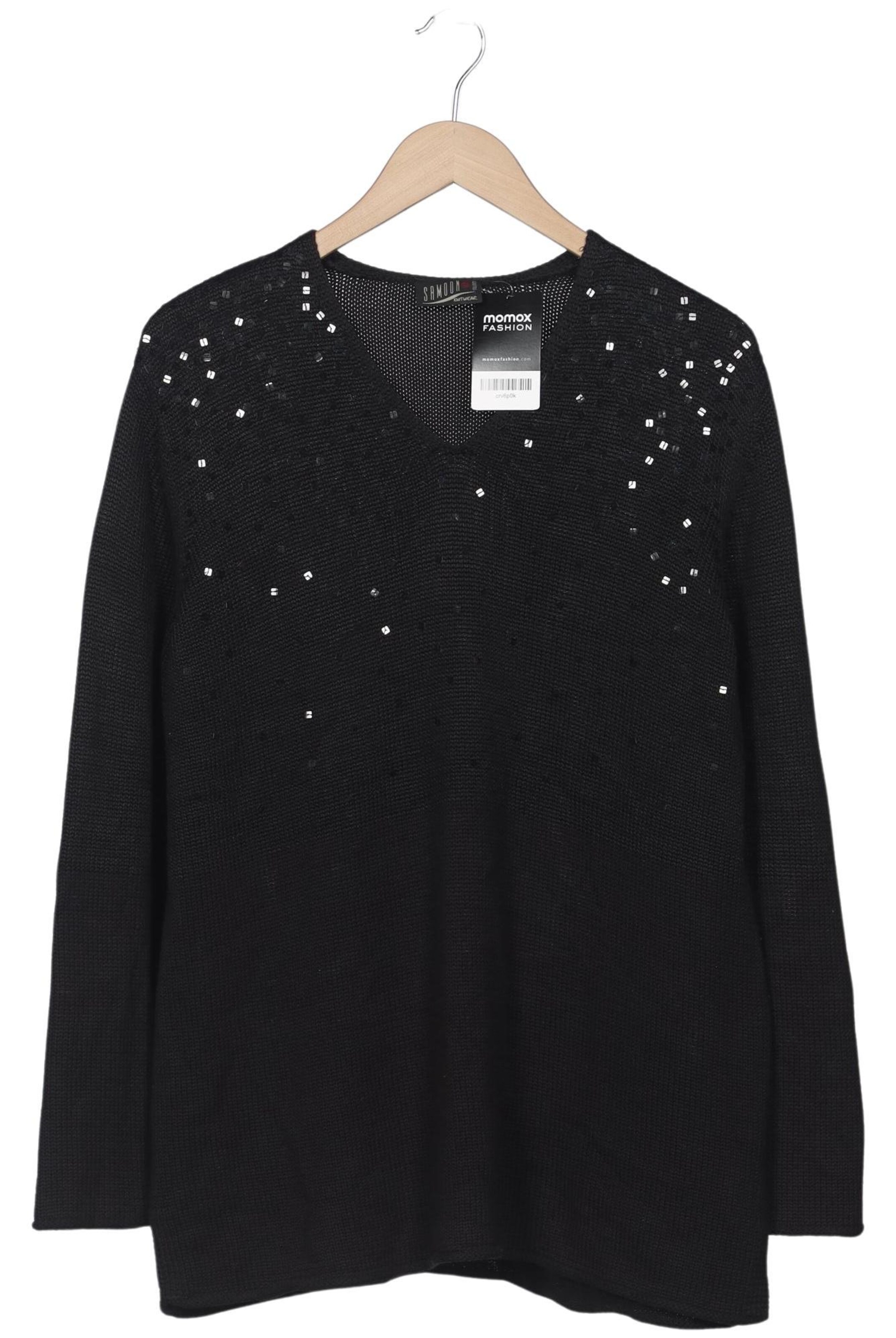 SAMOON Sweater & Cardigan in XXXL in Black: front