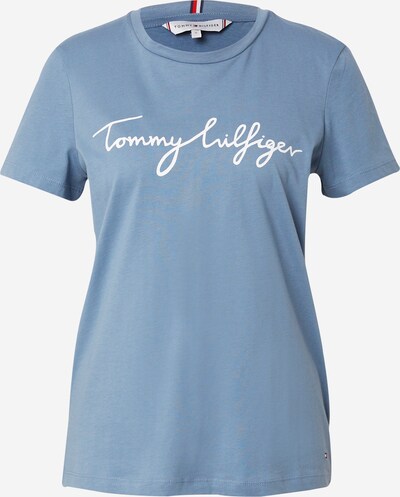 TOMMY HILFIGER T-shirt en bleu clair / blanc, Vue avec produit