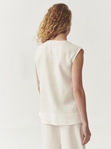 TATUUM - Blusa en blanco