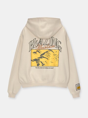 Pull&Bear Sweatshirt in Beige