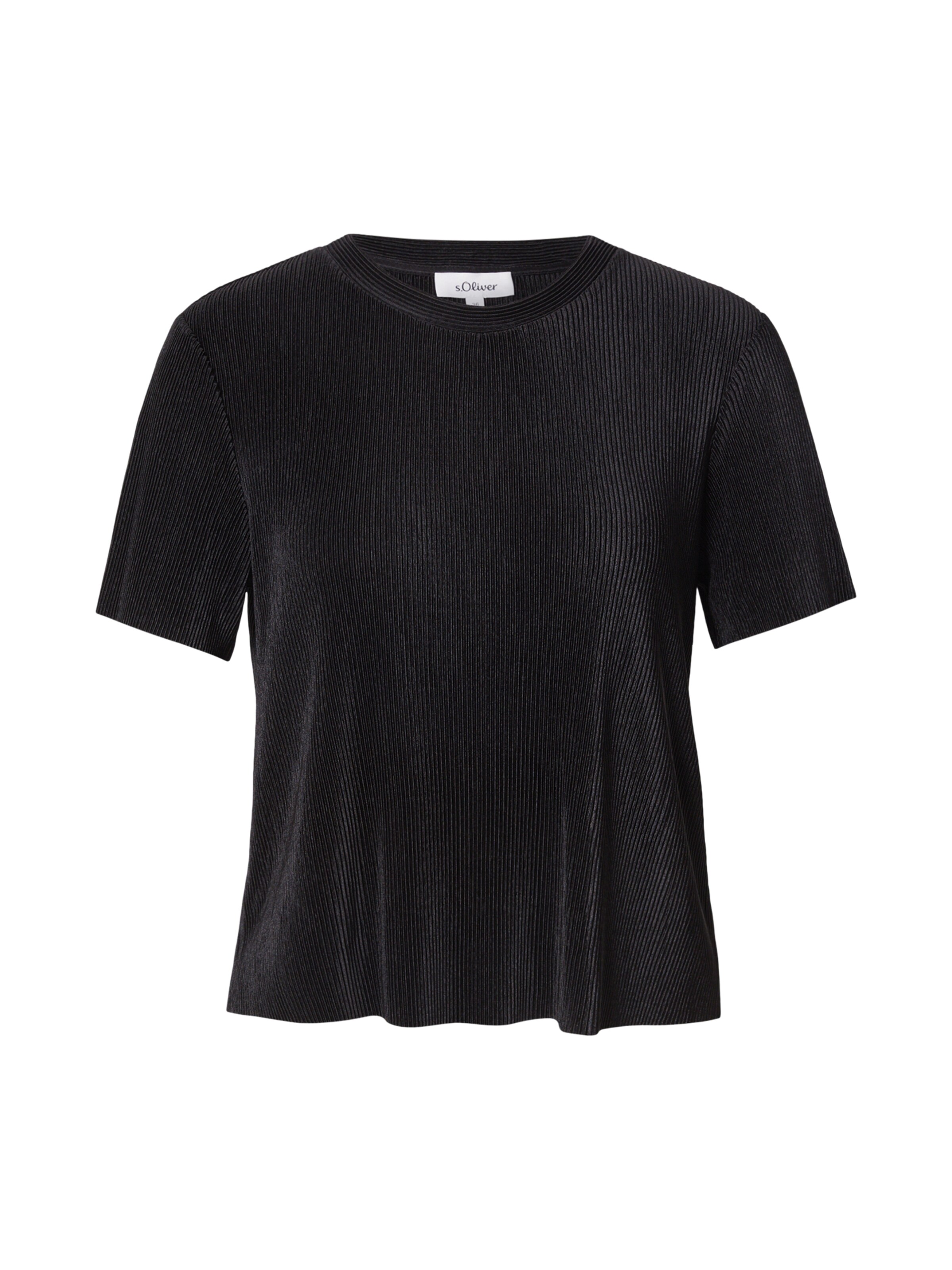 s.Oliver Shirts i sort: forside