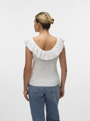 VERO MODA Knitted top 'VMSilje' in White