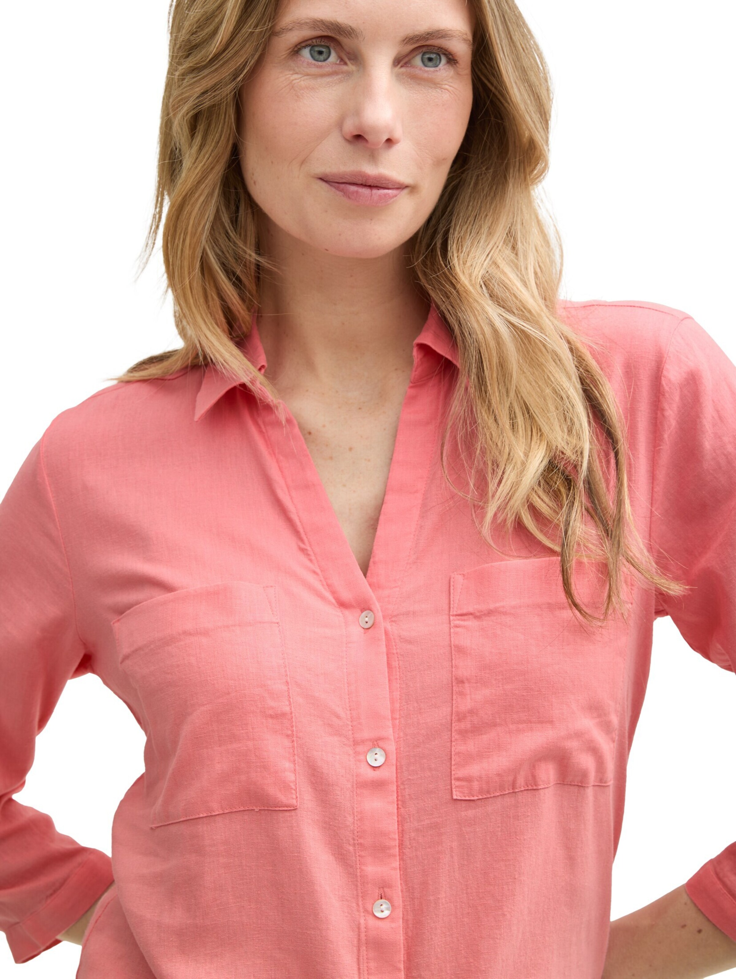 TOM TAILOR Bluse in Pink