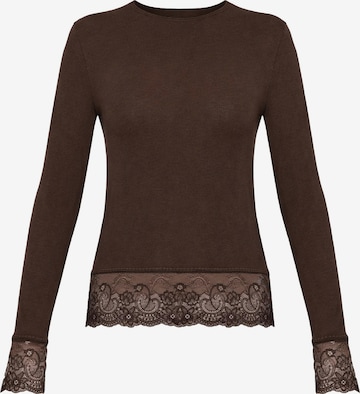 Maglietta di SASSYCLASSY in marrone: frontale