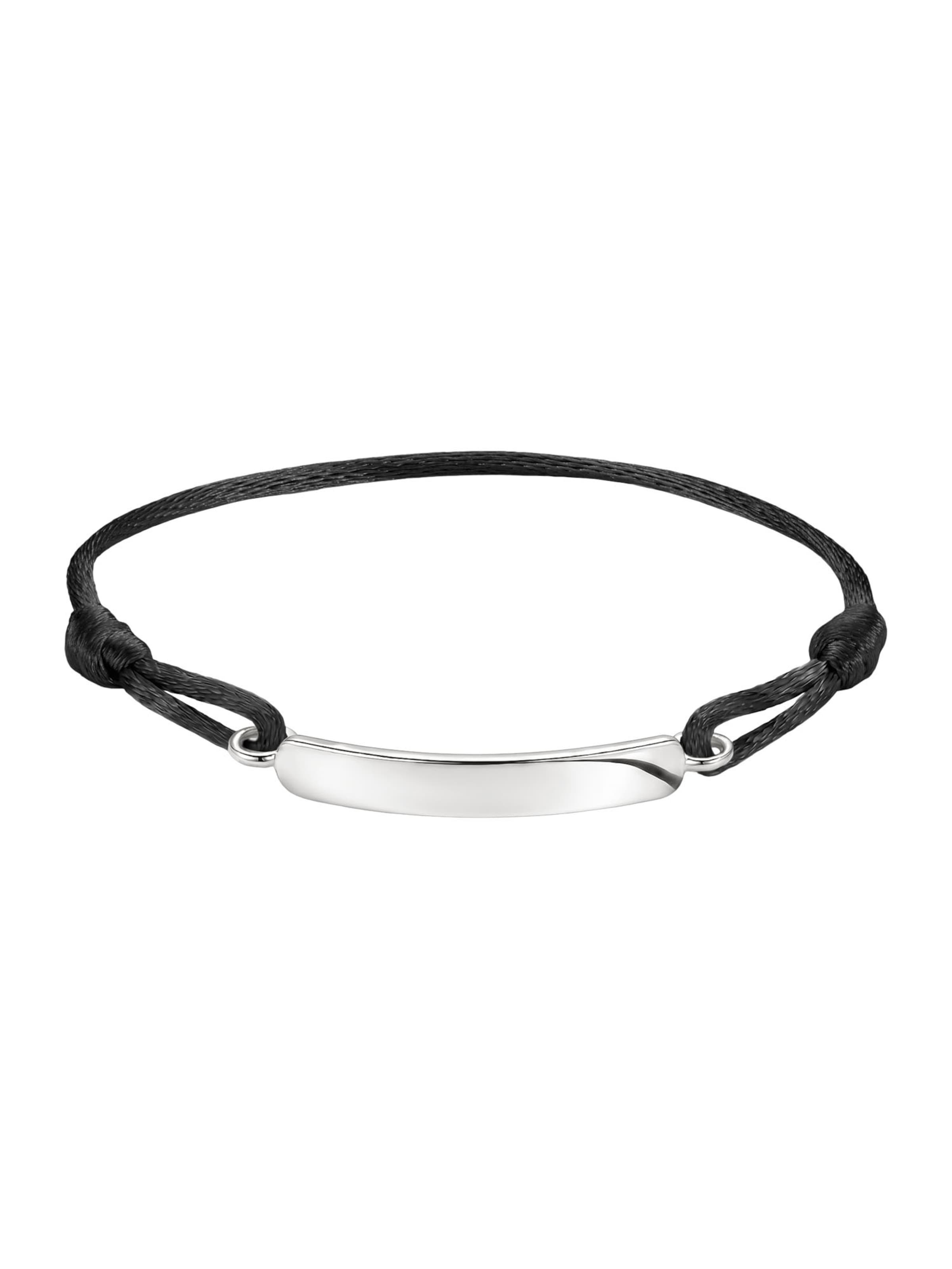 Thomas Sabo Bracelet in 24 in Black / Silver, Item view