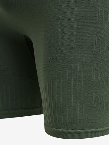 Hummel Skinny Workout Pants in Green