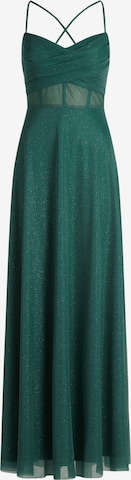 Robe de soirée Vera Mont en vert : devant