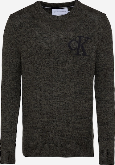 Calvin Klein Jeans Trui in de kleur Nachtblauw / Kaki, Productweergave