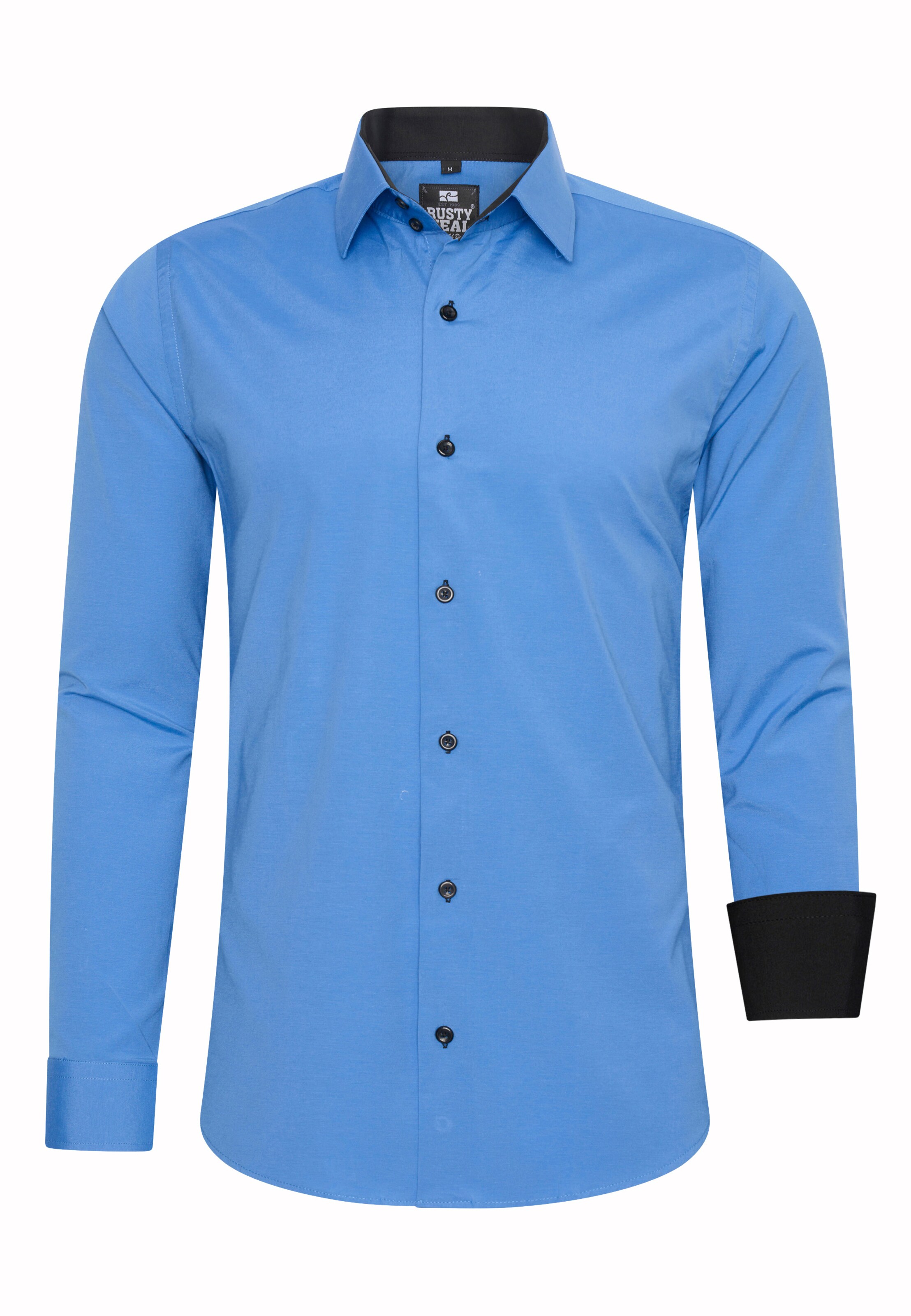 Rusty Neal Regular fit Overhemd in Blauw